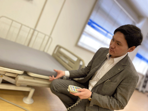 用具のメンテナンスも大切な仕事です。日々の訪問の中で「気づき」を得るチャンスです。