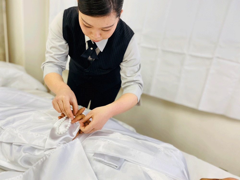 エンゼルケアの納棺師